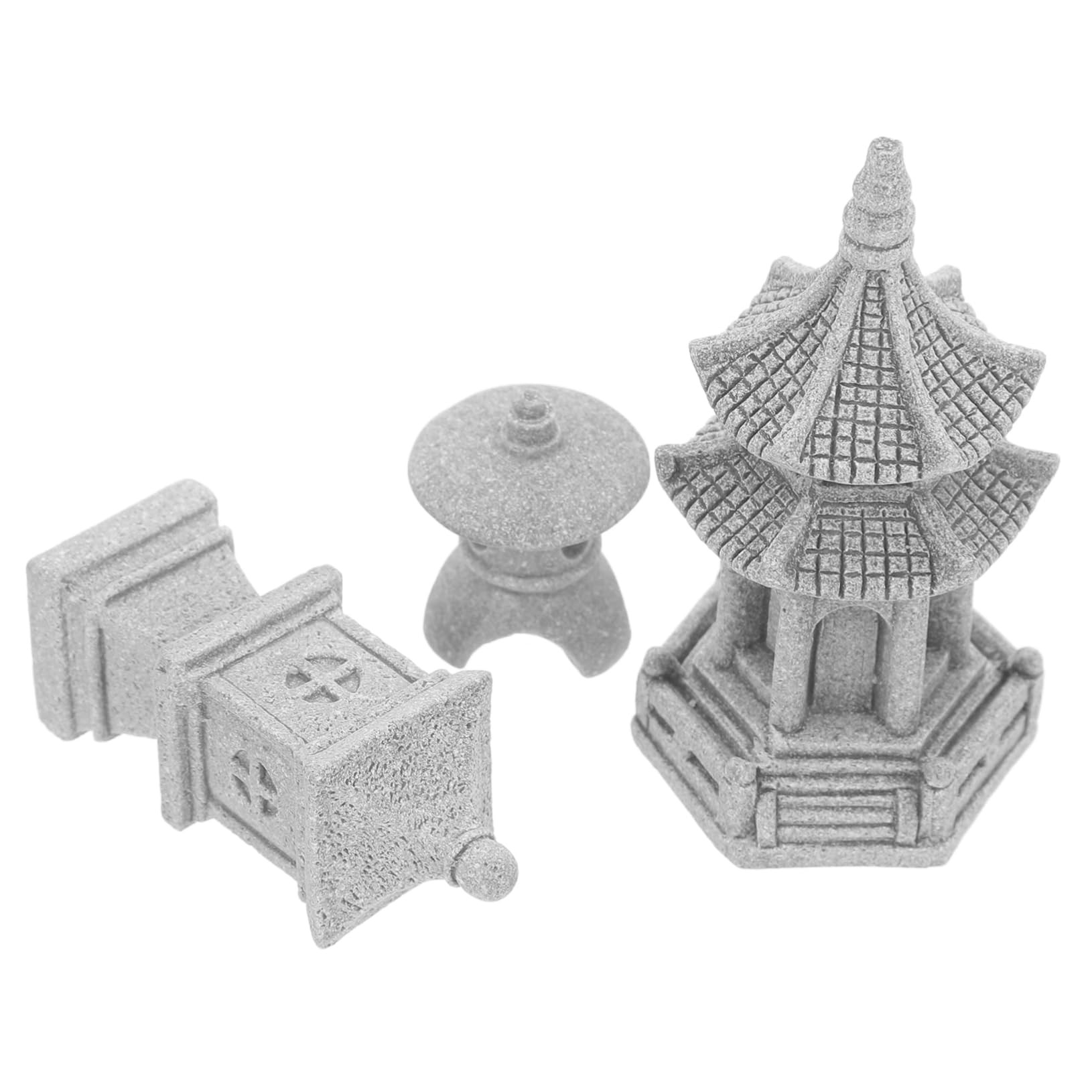 TOYANDONA 4 Sätze Garten Teilig Künstliche Bonsai Deko Garten Figuren Für Innen Und Außenbereich Modell Für Landschaft Und Dekoration 3 Stück * 4