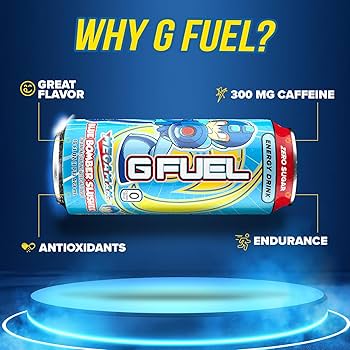 【極レア】Geek Field original _ GF Cup（Blue） G Fuel Blue Bomber Slushee - Bebida energética gelada de framboesa
