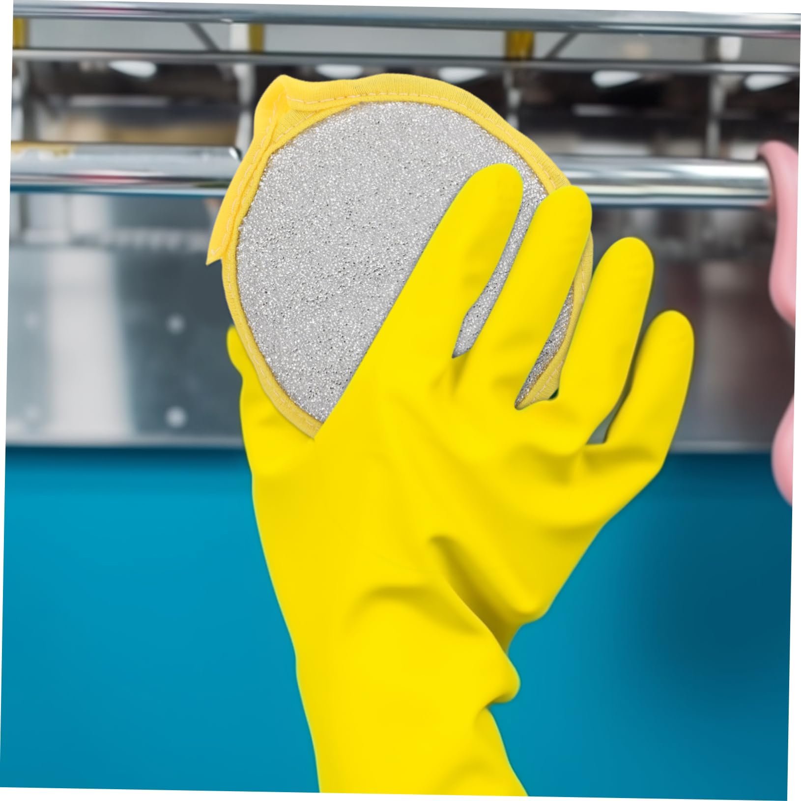 GANAZONO Esponjas Estructura Doble Cara y Orificio para Colgar para Fregar Platos 30 Esponjas Antirayaduras Ideales para Suministros de Limpieza de Cocina Hogar