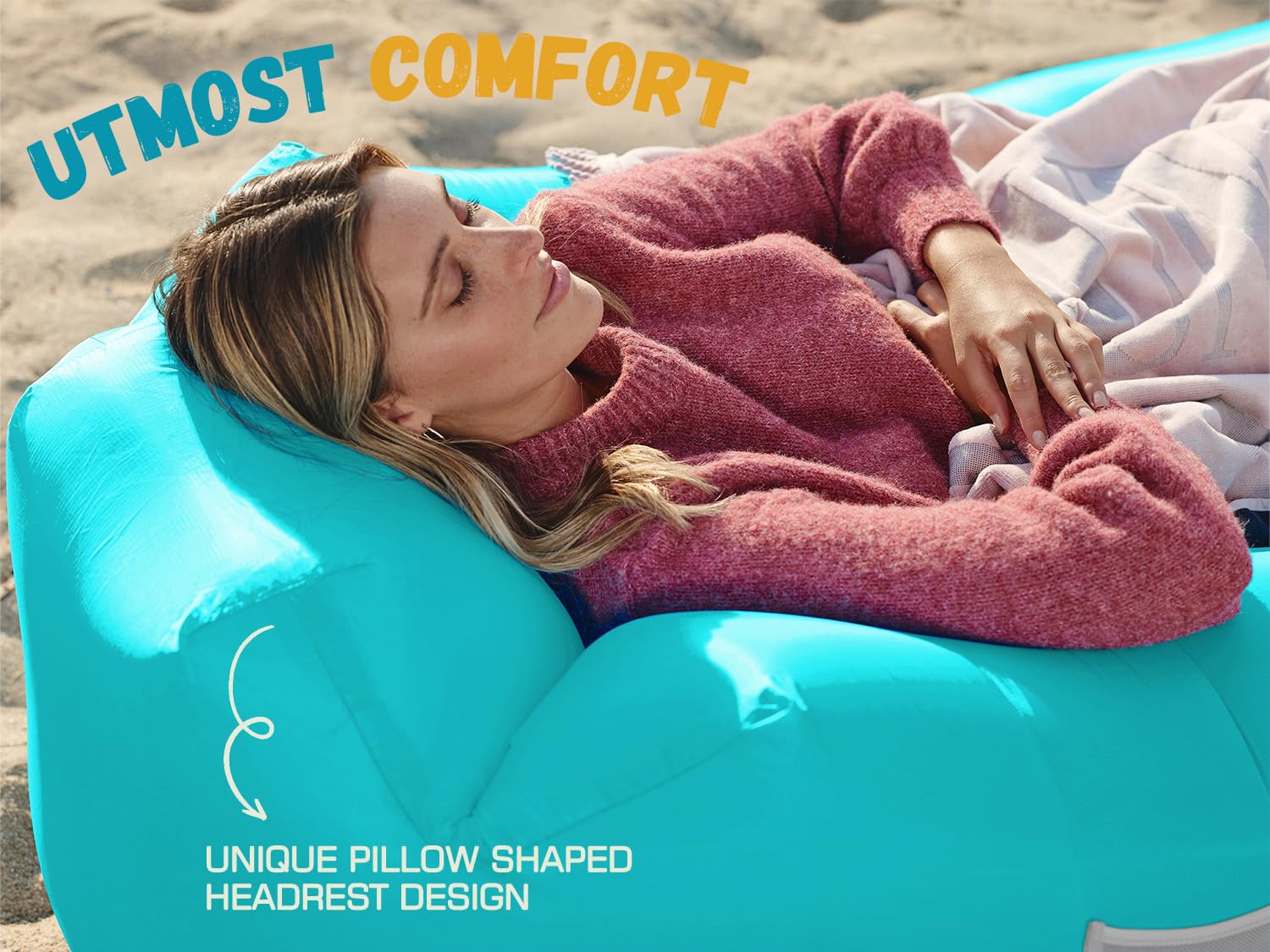Amazon.com : WEKAPO Inflatable Lounger Air Sofa Hammock-Portable