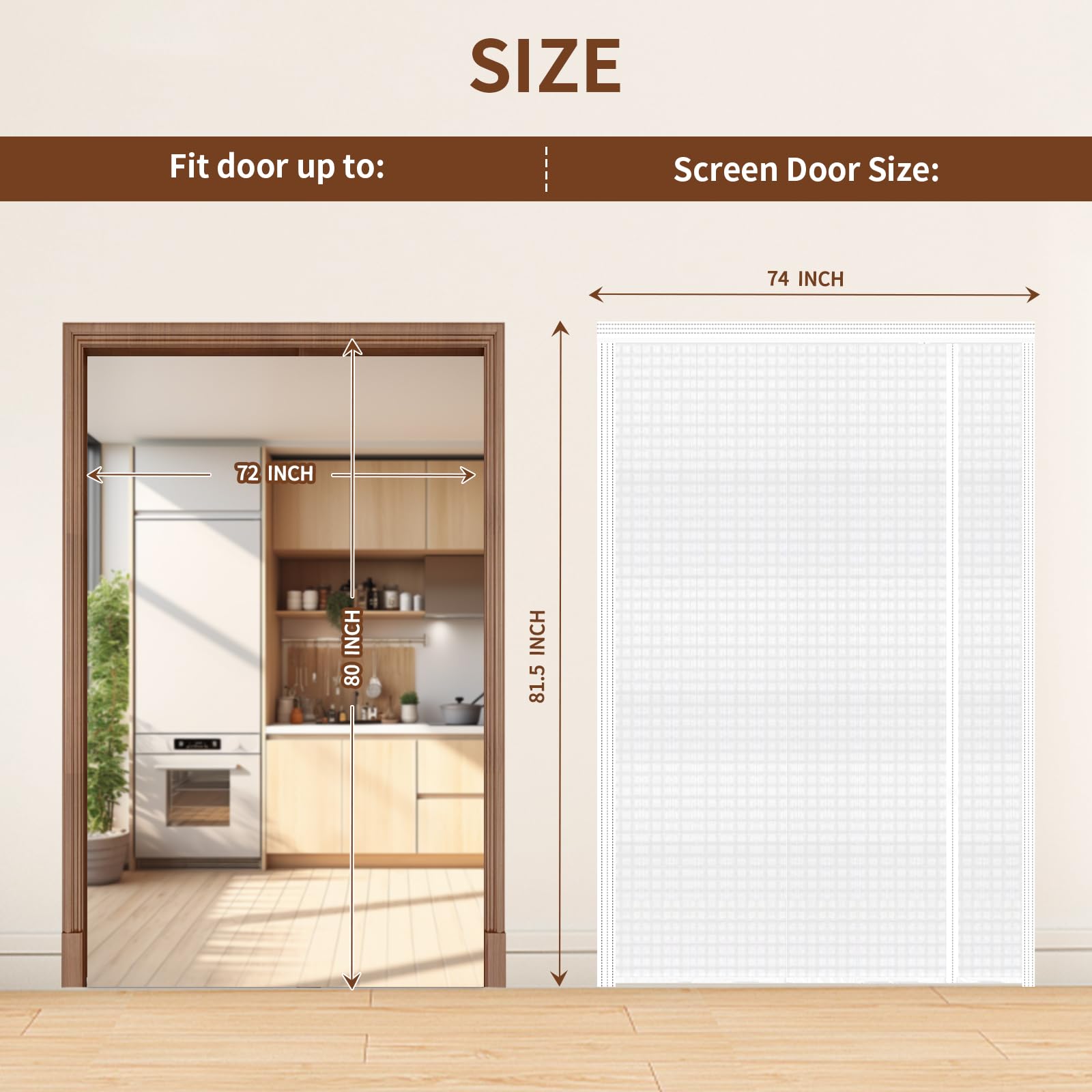 Cortina de puerta aislada reversible izquierda o derecha, mantiene el frío fuera, cubierta magnética térmica para puerta, cierre automático para cocina, dormitorio, habitación de aire acondicionado,