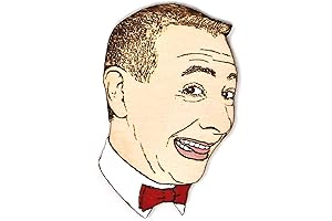 Vibrant Peewee Pin, a Handcrafted Wooden Art Piece