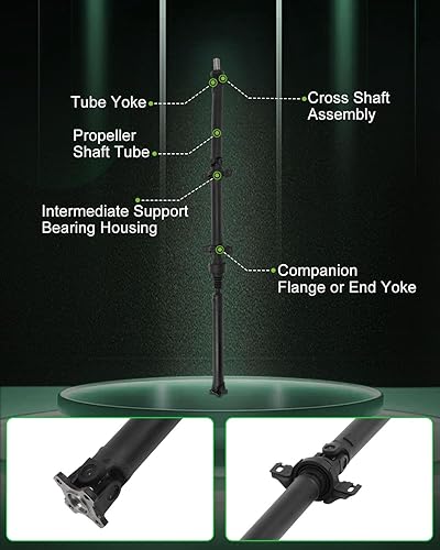 Vista 237 de SCITOO Longitud del eje de hélice del eje de transmisión delantero 36.2 pulgadas compatible con 2001-2004 para Jeep Grand para Cherokee 4.0L