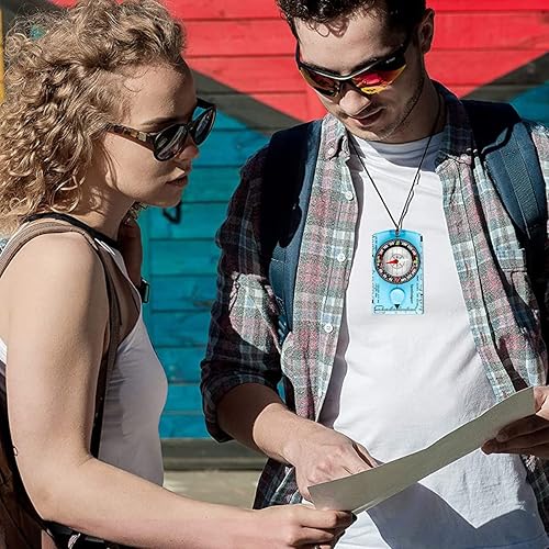 Miniatura 8 de TurnOnSport Brújula de orientación – Brújula exploradora avanzada para senderismo, campamento y mochilero – Los mejores regalos de supervivencia