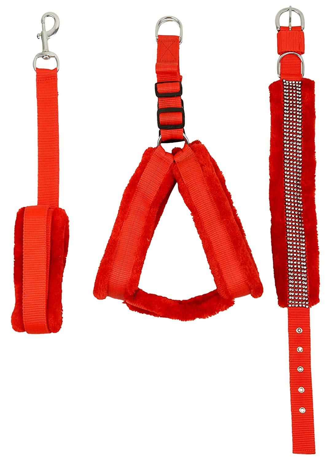 See full amazon price history chart for Cavalry s Adjustable Dog Leash Collar Harness Combo Set (Large, Red) Cavalry s Adjustable Dog Leash Collar Harness Combo Set (Large, Red) (B09164VV3G) Amazon Price History, Amazon Price Tracker