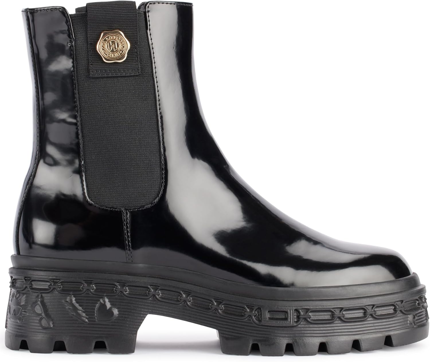 KARL LAGERFELD Women's Londyn Lug Sole Chelsea Boots - Image 5