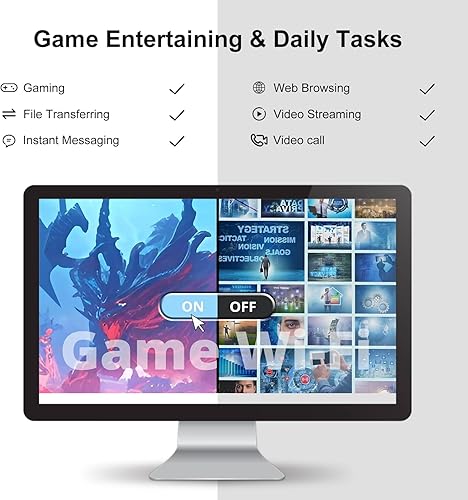Miniatura 4 de Enrutador inalámbrico WiFi6, enrutador celular AX3000 de doble banda, 4 puertos Gigabit, red inalámbrica segura - Disfruta de la conectividad de