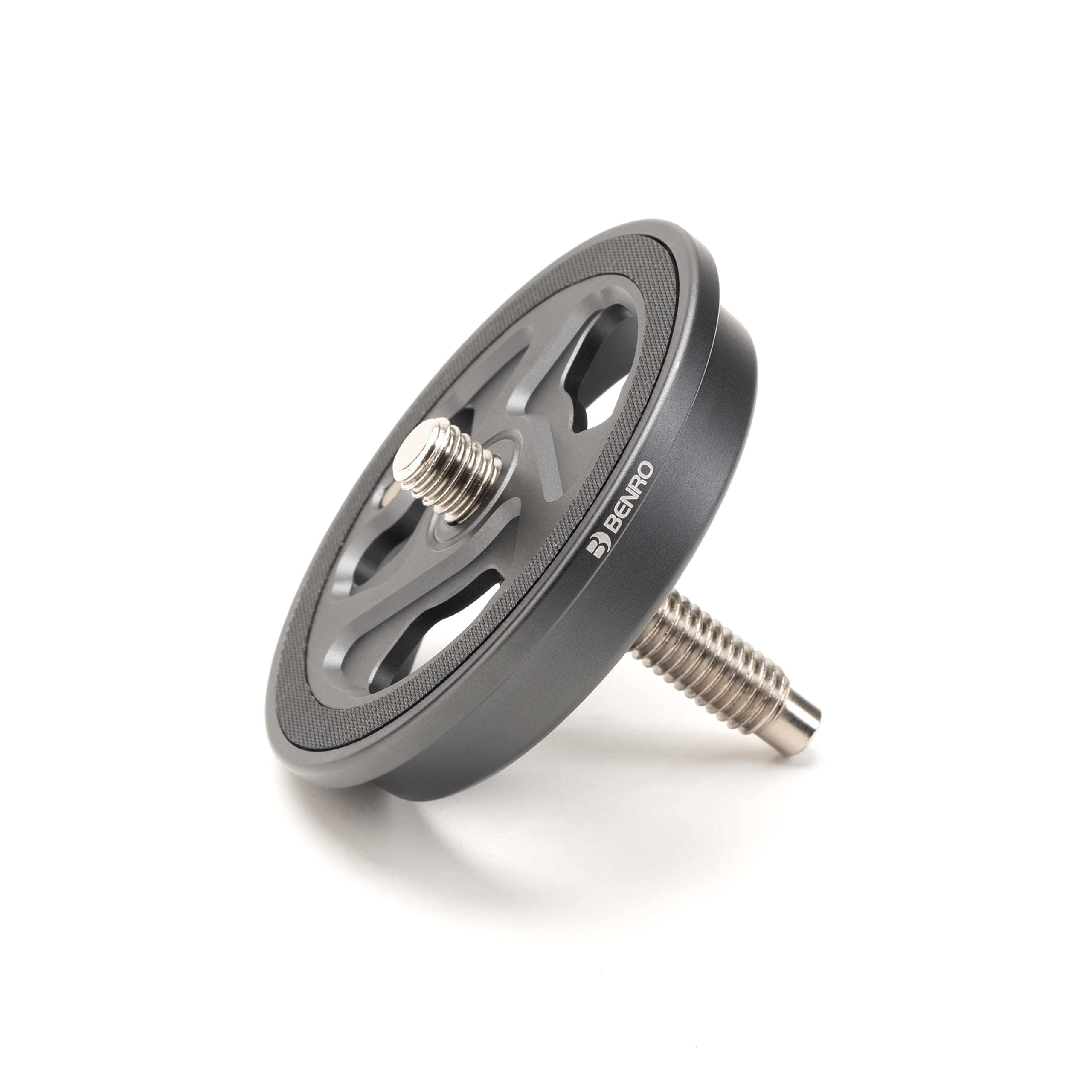 Benro 75 mm to 100 mm Half-Ball Adapter – Upgrade Mammoth Tripods for 100 mm Heads (BA7510)