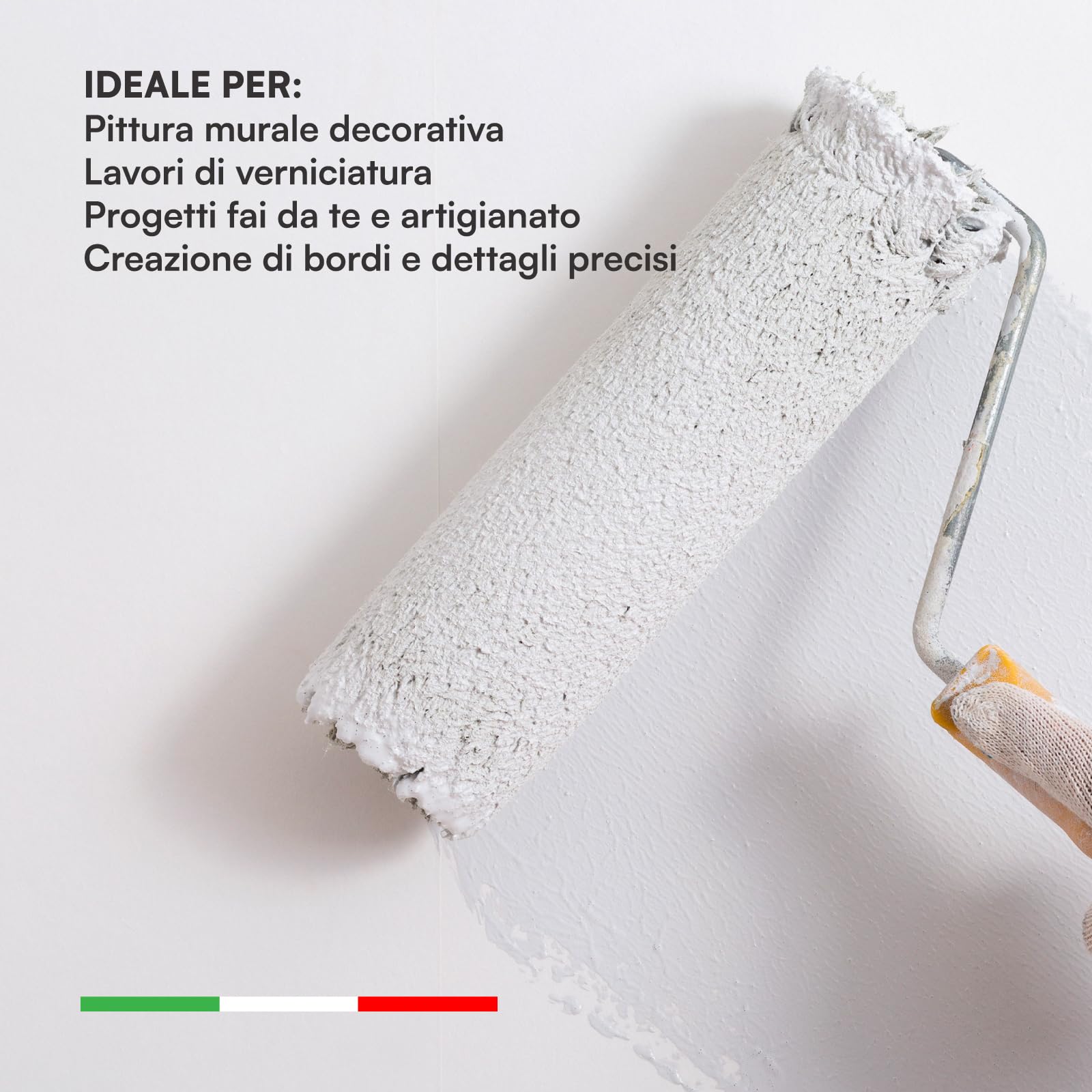 Nastro Da Imbianchini DNK TRADE - 12 Rotoli Da 25mm X 50m | Carta Gommata Professionale Per Pittura E Mascheratura - Foto 12