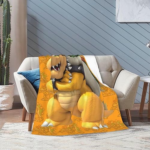 Miniatura 6 de Manta de dibujos animados de anime, mantas de franela ultra suave, adecuadas para todas las estaciones, decoración cálida del hogar, 50 x 40 pulgadas