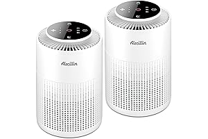 2 Pack Air Purifiers for Home with HEPA Filters: Ultimate Air Filtration...