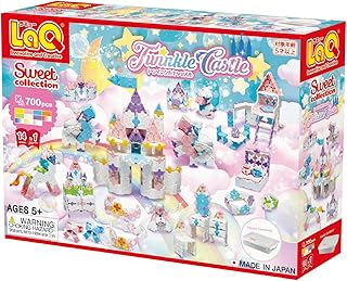 Yoshiritsu LaQ スイートコレクション トゥインクルキャッスル プラスチックコンテナVer.(700pcs) L009197 【新仕様】
