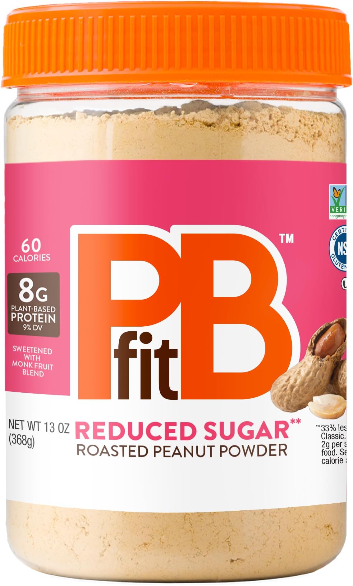 PBfit No Sugar Added Roasted Peanut Powder