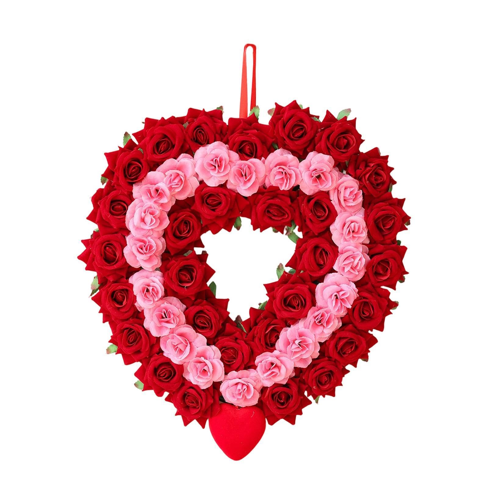 Couronne artificielle style C cadeau idéal maison et Saint-Valentin