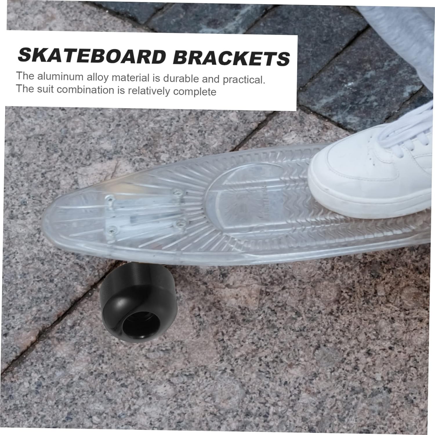 Skateboard Bridge Full Kit Complete Skateboard Parts Aluminum Bracket Set Wheels