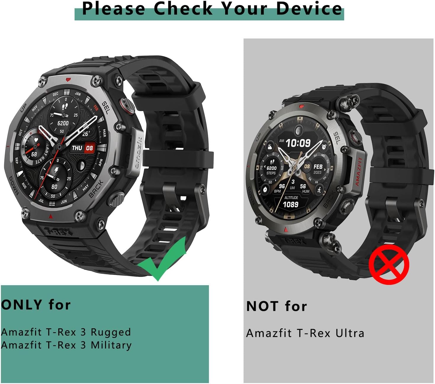 [1+4 Pack] Case with Tempered Glass Screen Protector Compatible with Amazfit T-Rex 3, Bumper Full Coverage Protective Soft Cases Face Cover for Amazfit T-Rex 3