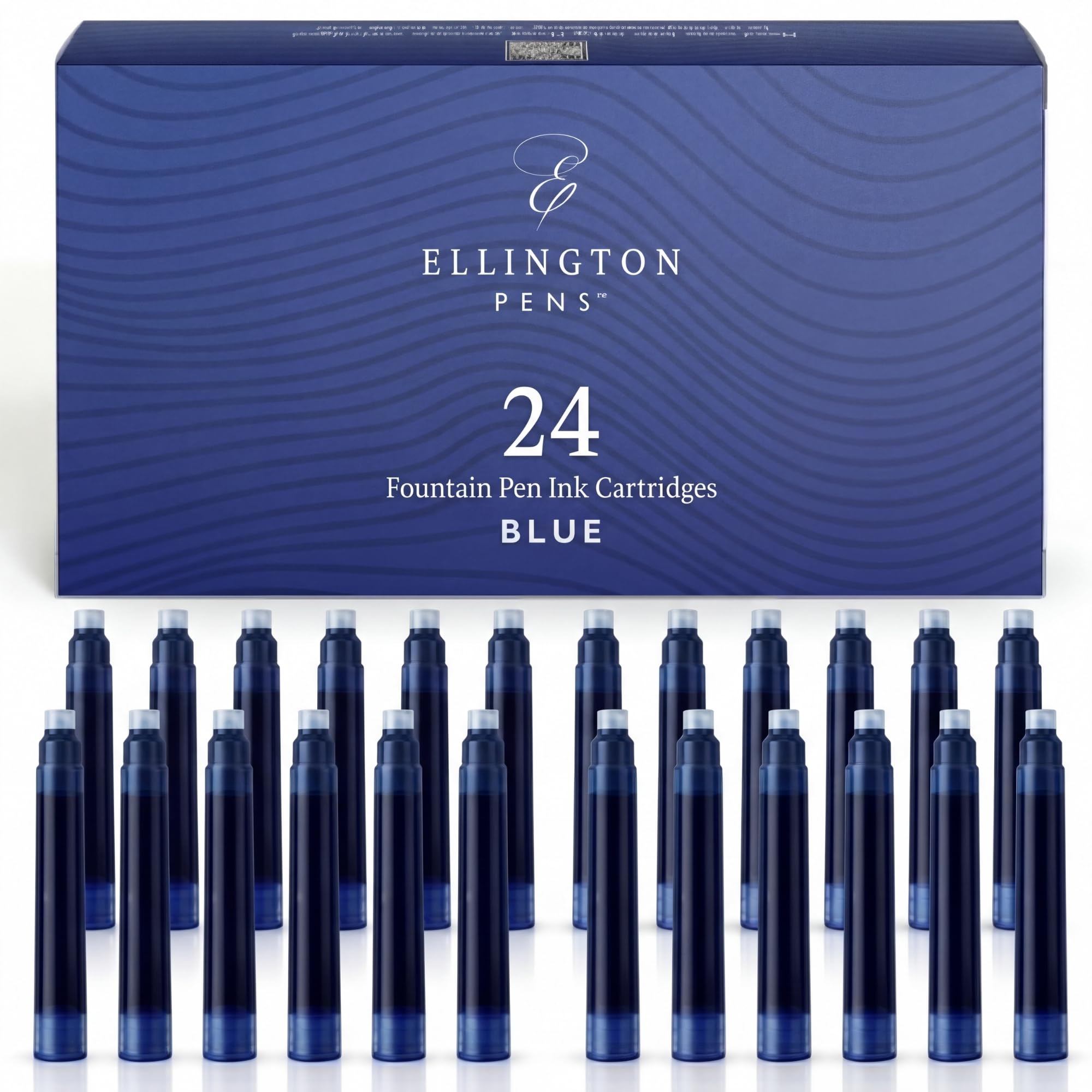 Ellington Fountain Pen Ink Cartridge Refill Pack of 24