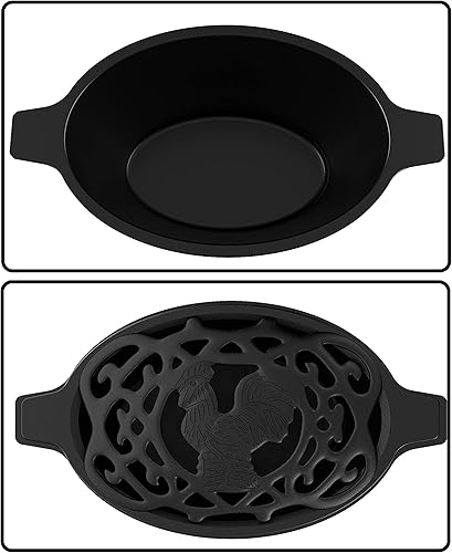 Miniatura 6 de FireBeauty Woodstove - Humidificador de estufa de vapor de hierro fundido, resistente a la corrosión, capacidad de 2.3 cuartos (pollo)