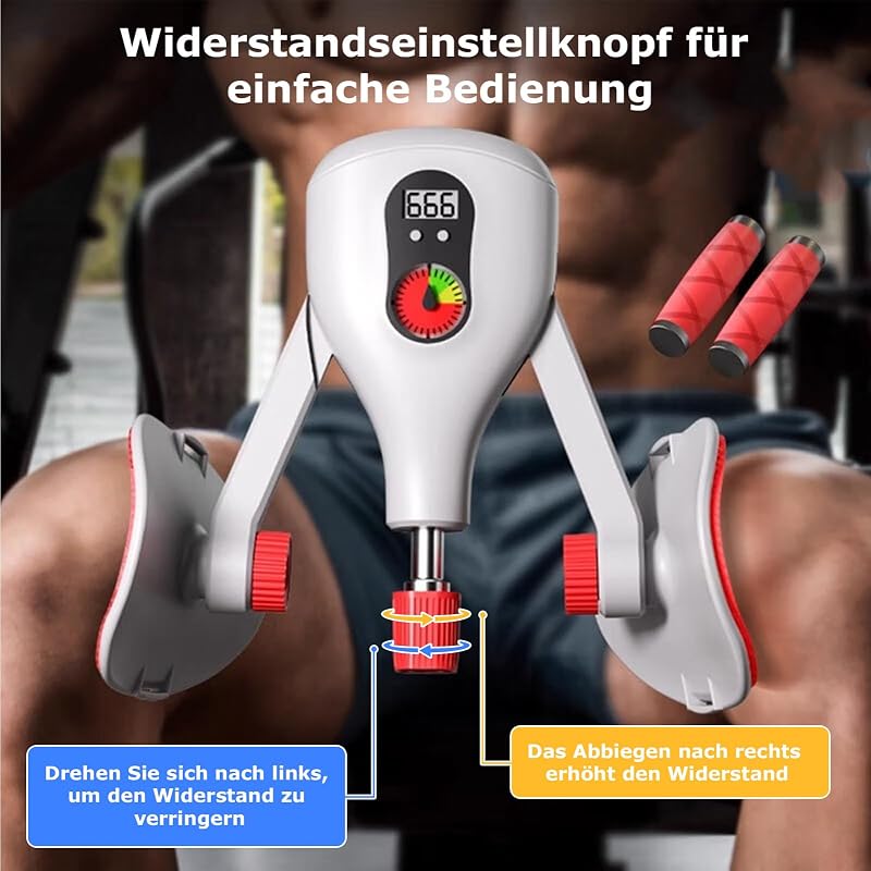 Piashow Comb Leg Trainer LCD kijelzővel, medenceizom és combedzés otthonhoz