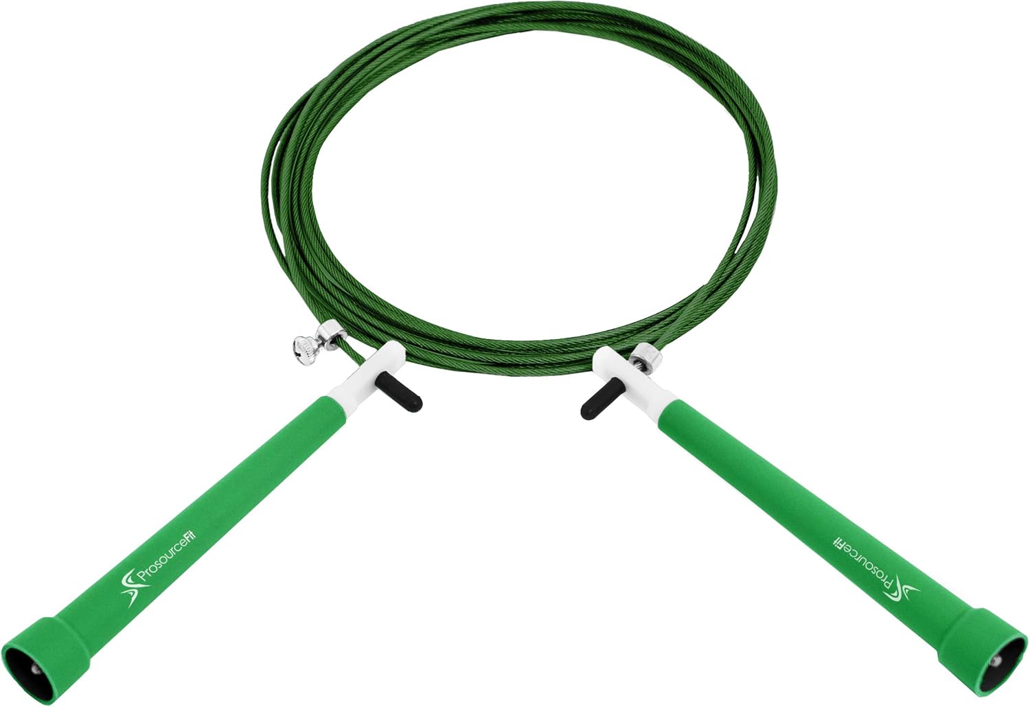 ProsourceFit Speed Jump Rope 10’ Adjustable Length, Super Fast Turning for Strength Training and Cross Conditioning, Cardio, Boxing