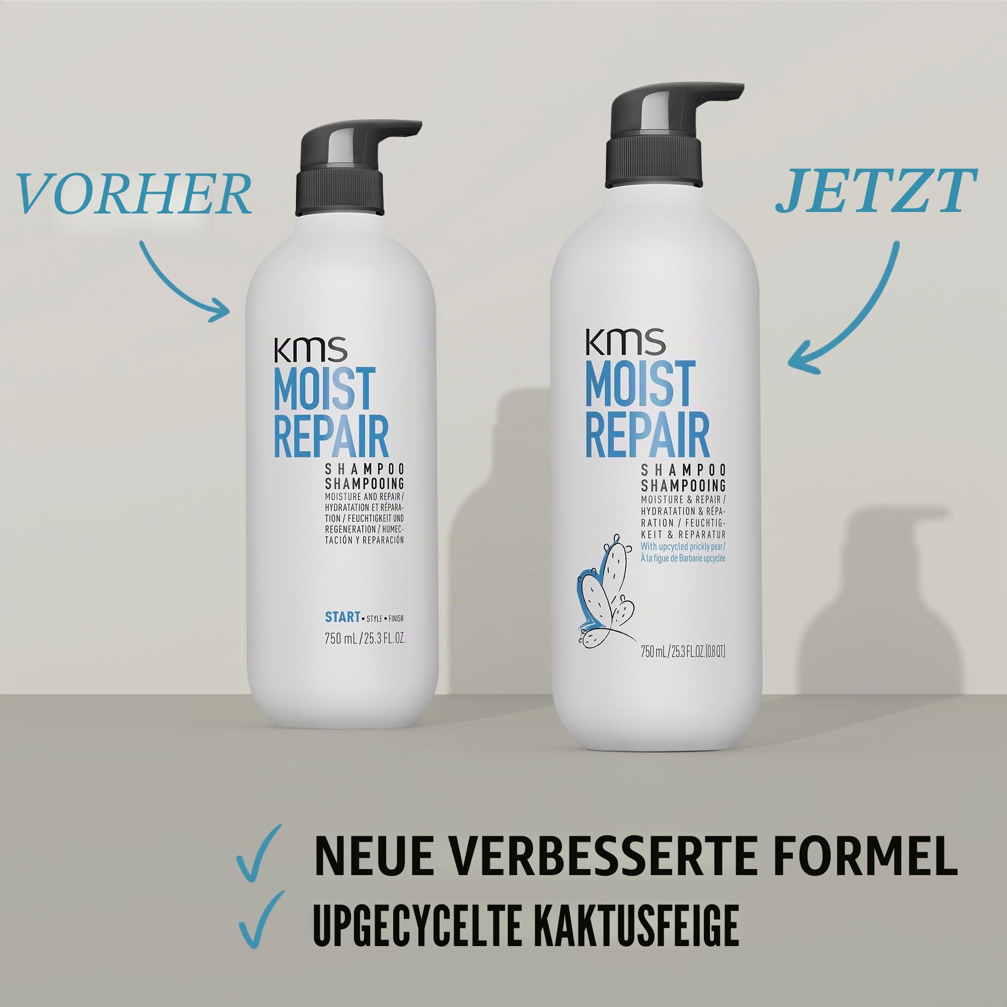 KMS California Moistrepair Shampoo, 1er Pack (1 x 750 ml)