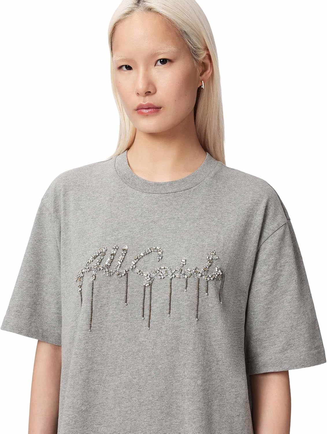 Allsaints Womens Chains Tee Dress