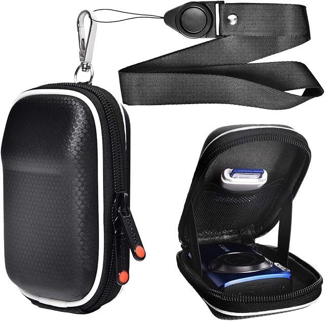 FOSOTO Hard Anti-Shock Camera Case Compatible for Sony W800 WX500 WX350 RX100M7 RX100V HX90, Canon PowerShot SX740 SX720 SX620 G9 X, Nikon W100 A900,Panasonic DMC-TZ80 TZ70
