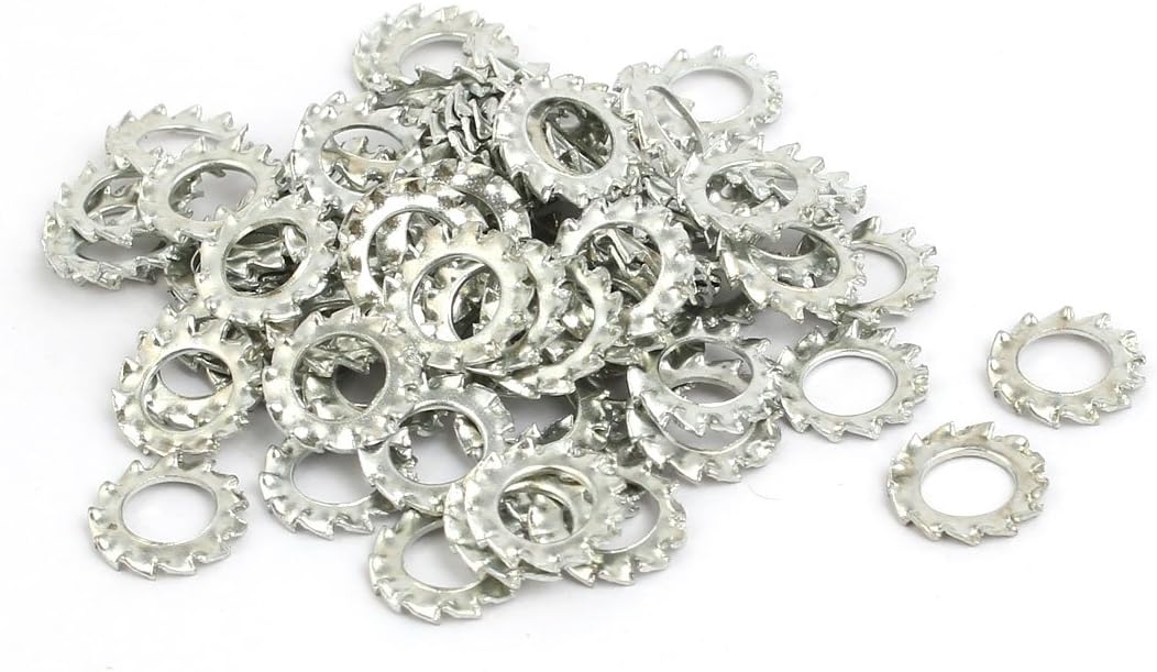 6mm Inner Quality Parts Dia Carbon Steel Zinc Plated External Serrated Lock Washer 80pcs Model:51as277qo623