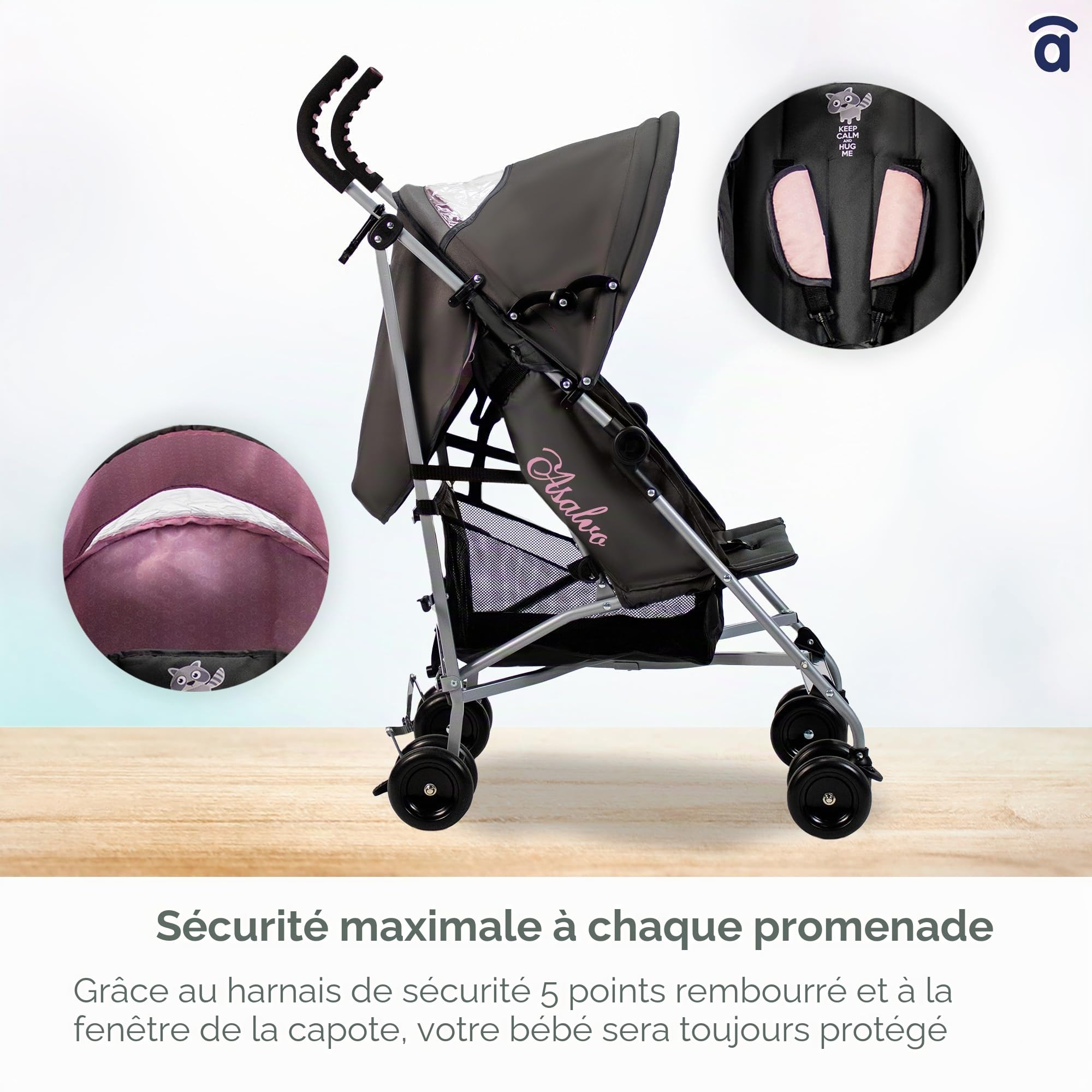 Asalvo Yolo Poussette Rose