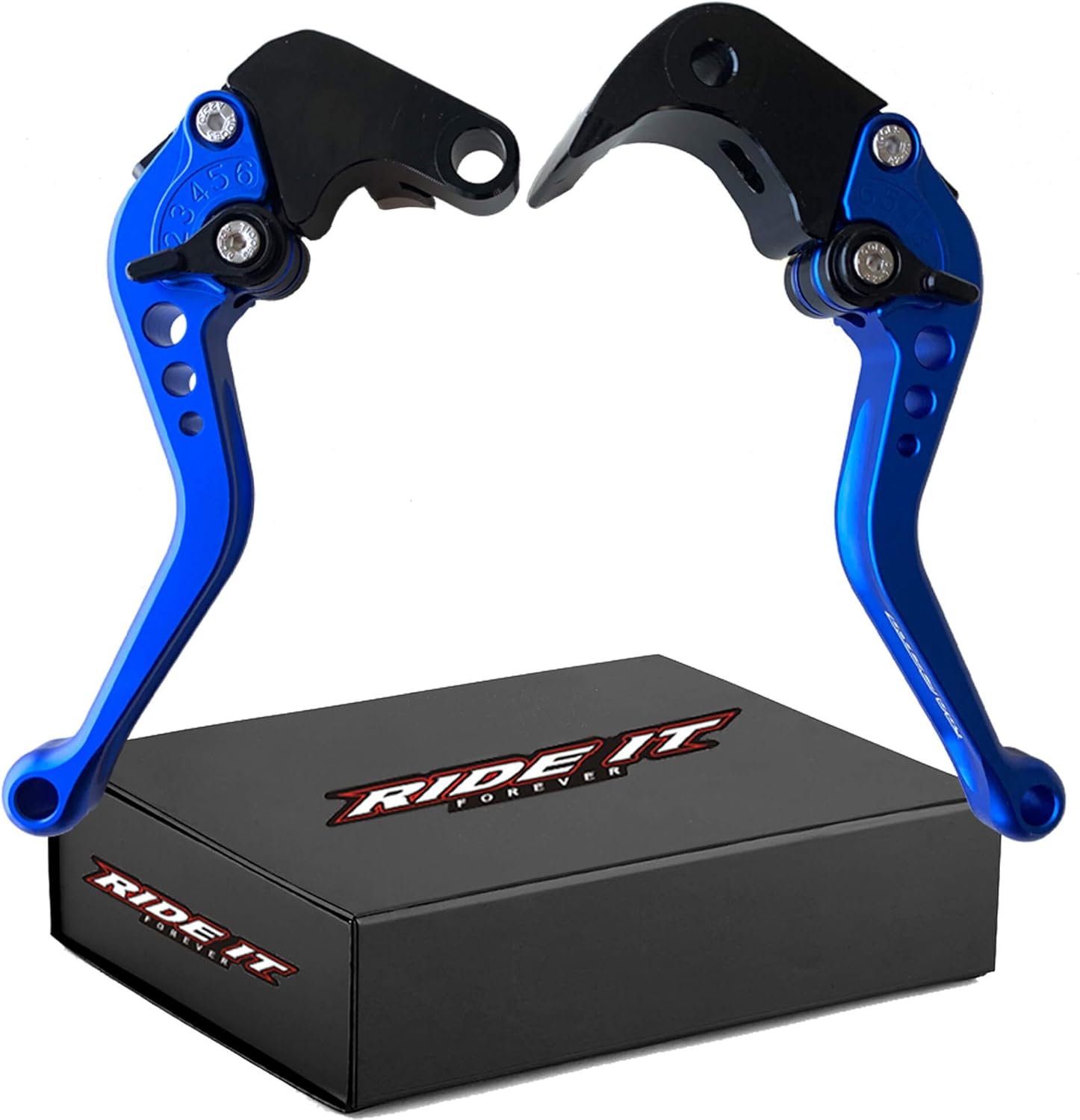 RIDE IT Short Adjustable Brake and Clutch Levers for GSXR600 2006-2022,GSXR750 2006-2022,GSXR 1000 2005-2006,GSXR1000 2009-2022,GSX-S1000/F/ABS 2015-2020.KATANA 2020-Red