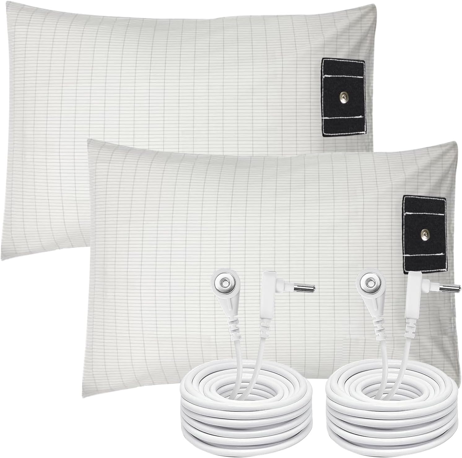 WAUZOBLE 2PCS 20"*30"Grounding Pillowcase with Grounding