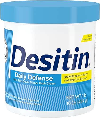 Desitin Daily Defense Baby Diaper Rash Cream with 13% Zinc