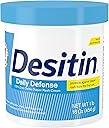 Desitin Daily Defense Baby Diaper Rash Cream with 13% Zinc Oxide, Barrier Cream to Treat, Relieve & Prevent Diaper Rash, Hypoallergenic, Dye-, Phthalate- & Paraben-Free, 16 oz
