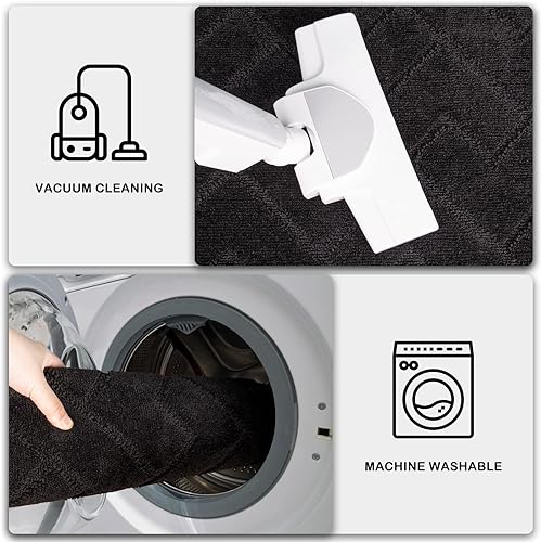 Miniatura 7 de PURRUGS - Tapete que atrapa la suciedad, antideslizante y lavable a máquina, 34 x 59 pulgadas, para puerta de entrada y trasera, muy absorbente,