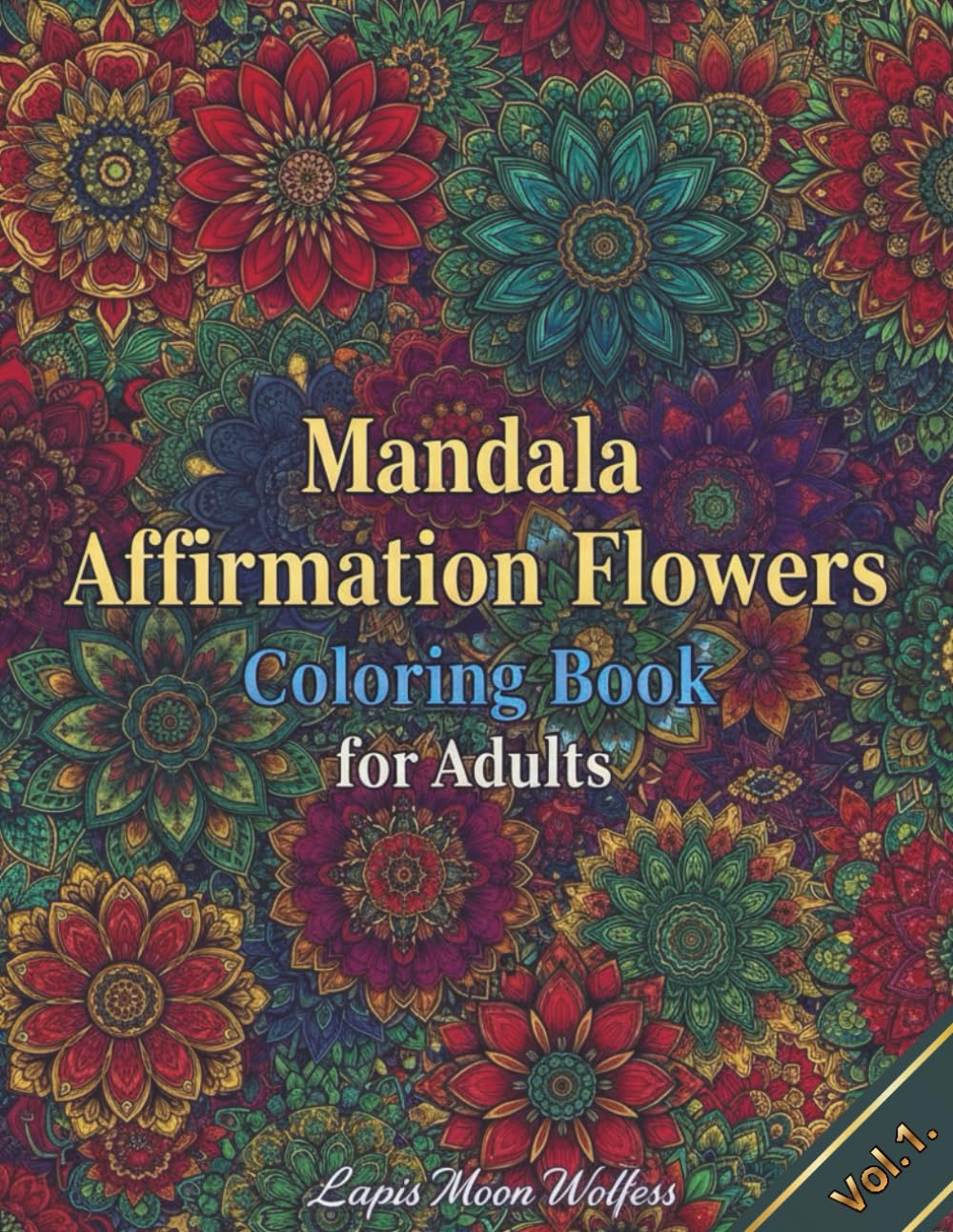Mandala Affirmation Flowers Coloring Book for Adults Vol. 1: A Calming Collection of Floral Mandalas with Positive Affirmations for Mindfulness, ... Year Round (Mandala Affirmation Collection)