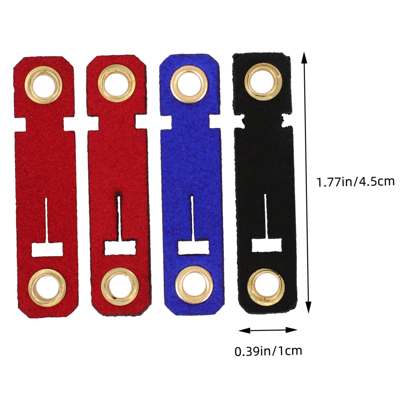 BCOATH 4Sets Cloth Bird Leg Bands Safe Easy to Use Foot Rings for Parrots Pigeons Cockatiels and Other Birds Identification for Poultry and Birds
