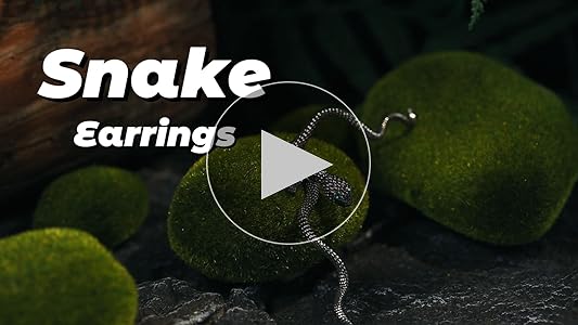 Amazon.com: HZMAN Gothic Snake Earring for Women Stainless