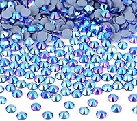 Vista 11 de Bymitel Hotfix - Gemas redondas de diamantes de imitación de cristal para manualidades, mezcla de 6 tamaños con kit de lápiz de cera, negro