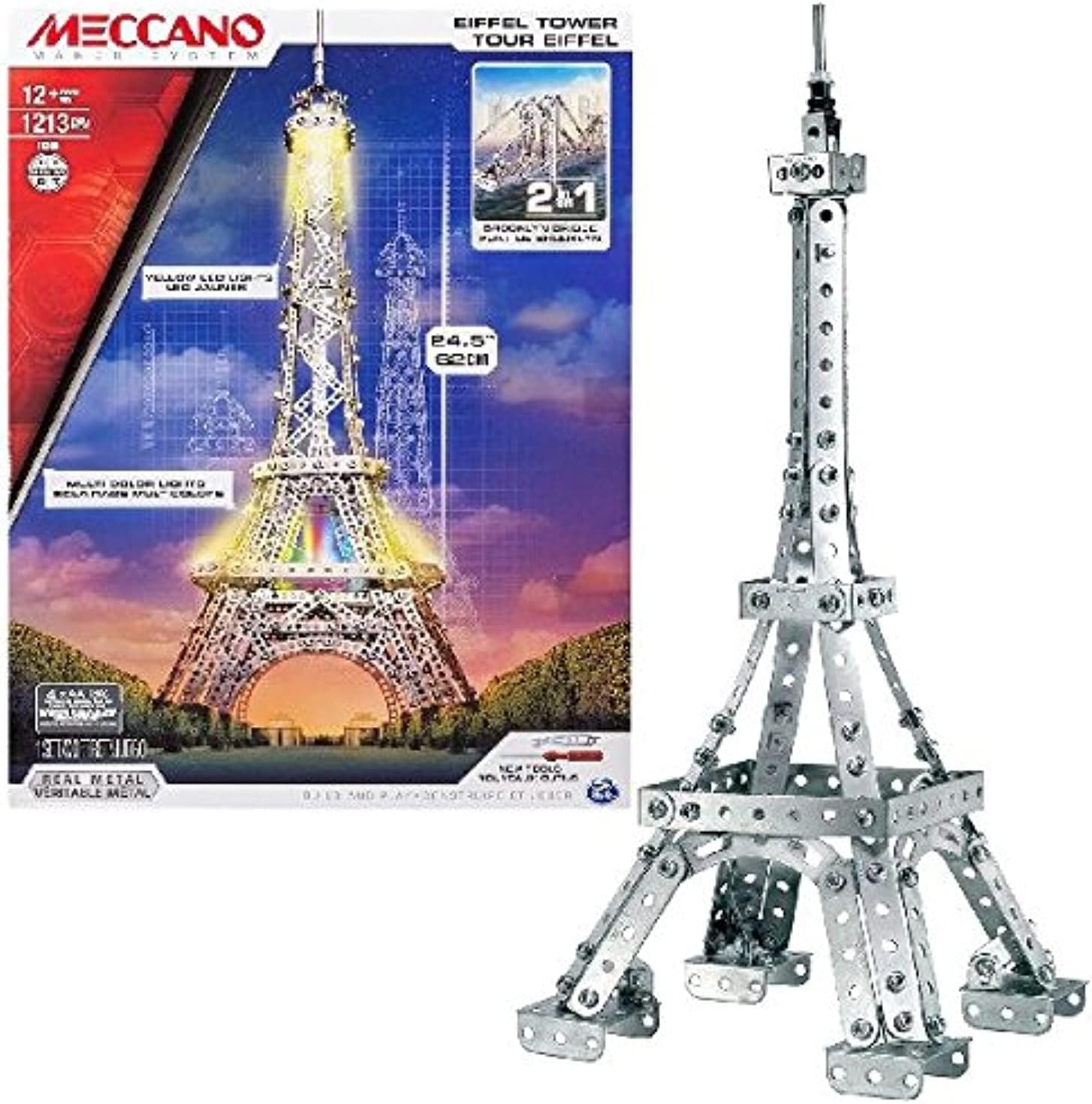 2 in 1 Model Kit - Eiffel Tower & Brooklyn Bridge