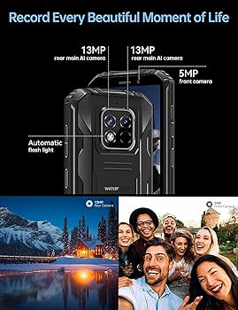 ANDROID - 新品未開封 即納12500mAh OUKITEL WP18Pro red Oukitel Wp18 PRO 5.93 Inch IPS Screen 12500mAh Big Battery