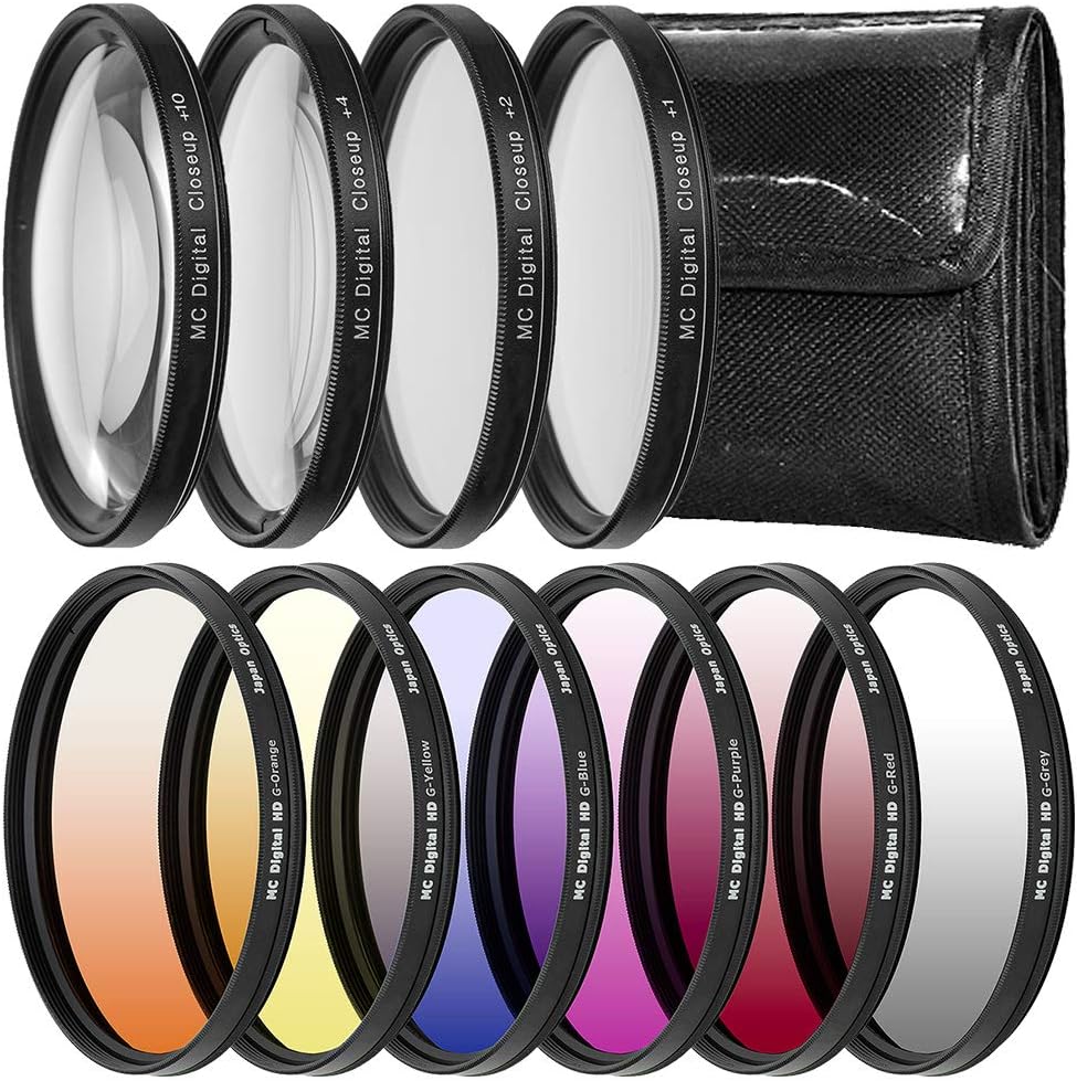 Ultimaxx 58MM Accessory Kit for Canon EOS T8I T7i, T6i, T6s, SL2, SL3, M6, M5, M3, 77D, 750D, 760D, 800D, 200D, 8000D, KISS X8i, & More; Includes: LP-E17 Battery, Filter Kits, & More