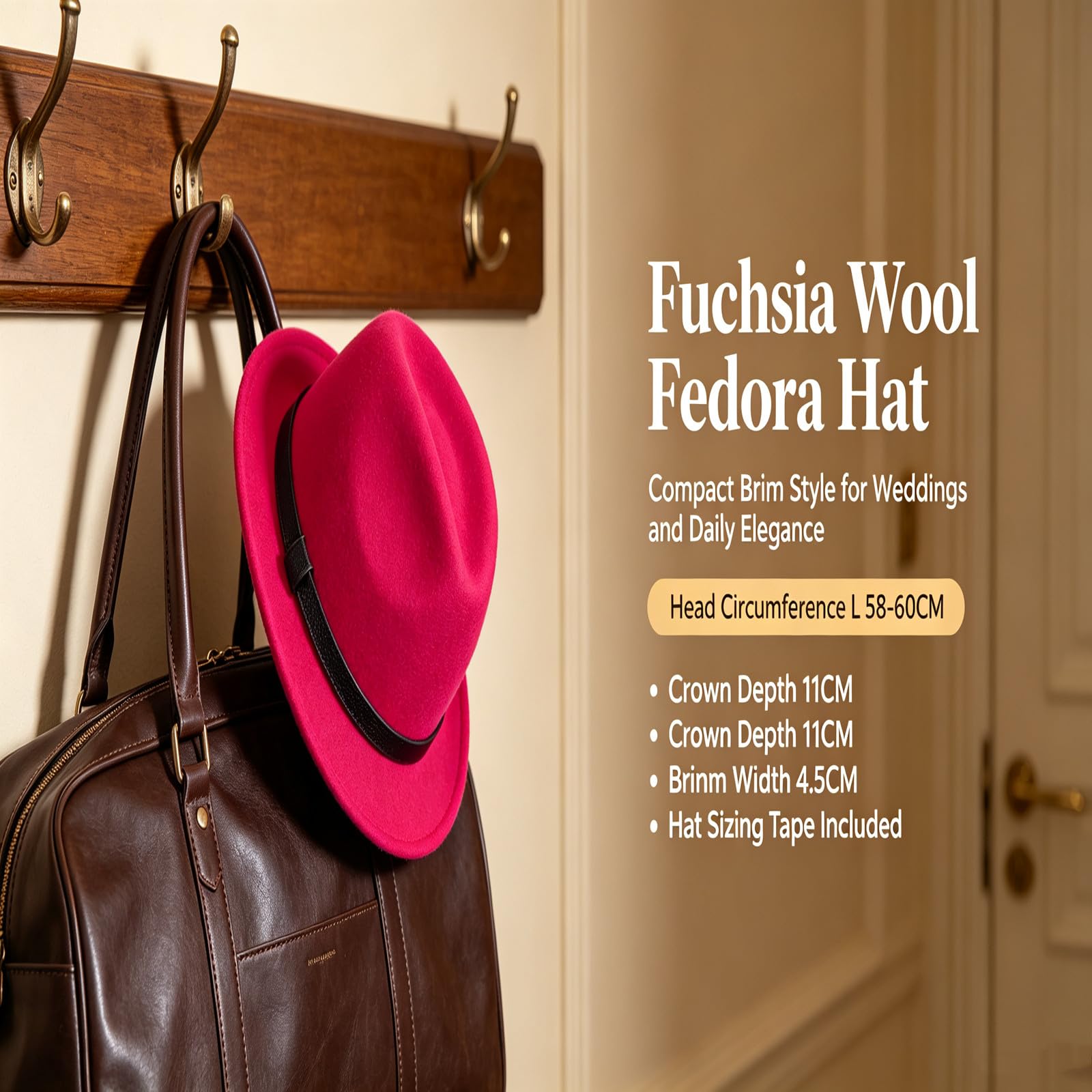 HEYANN Fedora Hut Mode Filz Hüte für Herren Damen Wollfilz Herrenhut Jazz Cap Kurzer Krempe Trilby Hut mit Eleganter Panama Hut Damen Gentlemans
