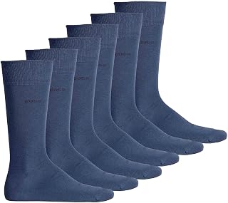 Pack de 6 calcetines para hombre, colores surtidos, azul, 43-46