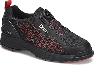 Dexter Mens C-9 Knit BOA Bowling Shoes Right Hand - Black/Red Price In India