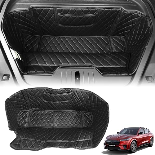 CZCGYDY Tapete de maletero para Ford Mustang Mach E 2021 2022 2023, forro de carga frontal de ajuste personalizado para Mach-E, tapete de carga de