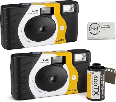 Kodak Tri-X 400 B&W Single-Use Flash Camera 2 Pack