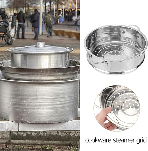 Miniatura 8 de DOITOOL Soporte de acero inoxidable para vaporizador con asa - 6.3 in Dim Sum Steamer Pot y cesta