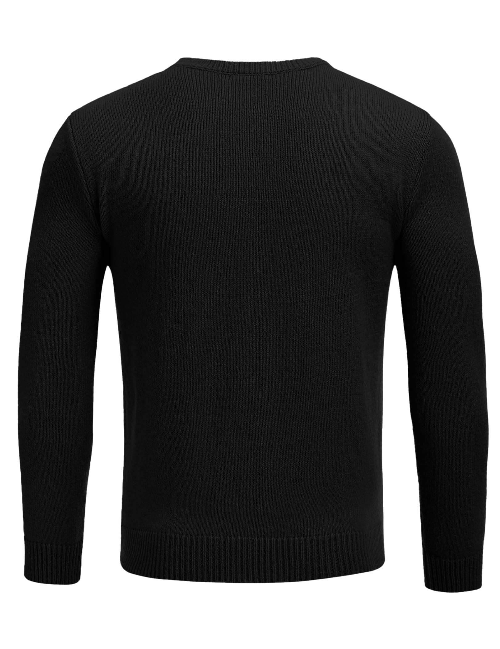 COOFANDY Pull Homme Col V Pullover d'hiver Épais Tricoté Manches Longues Sweat Homme Regular Fit