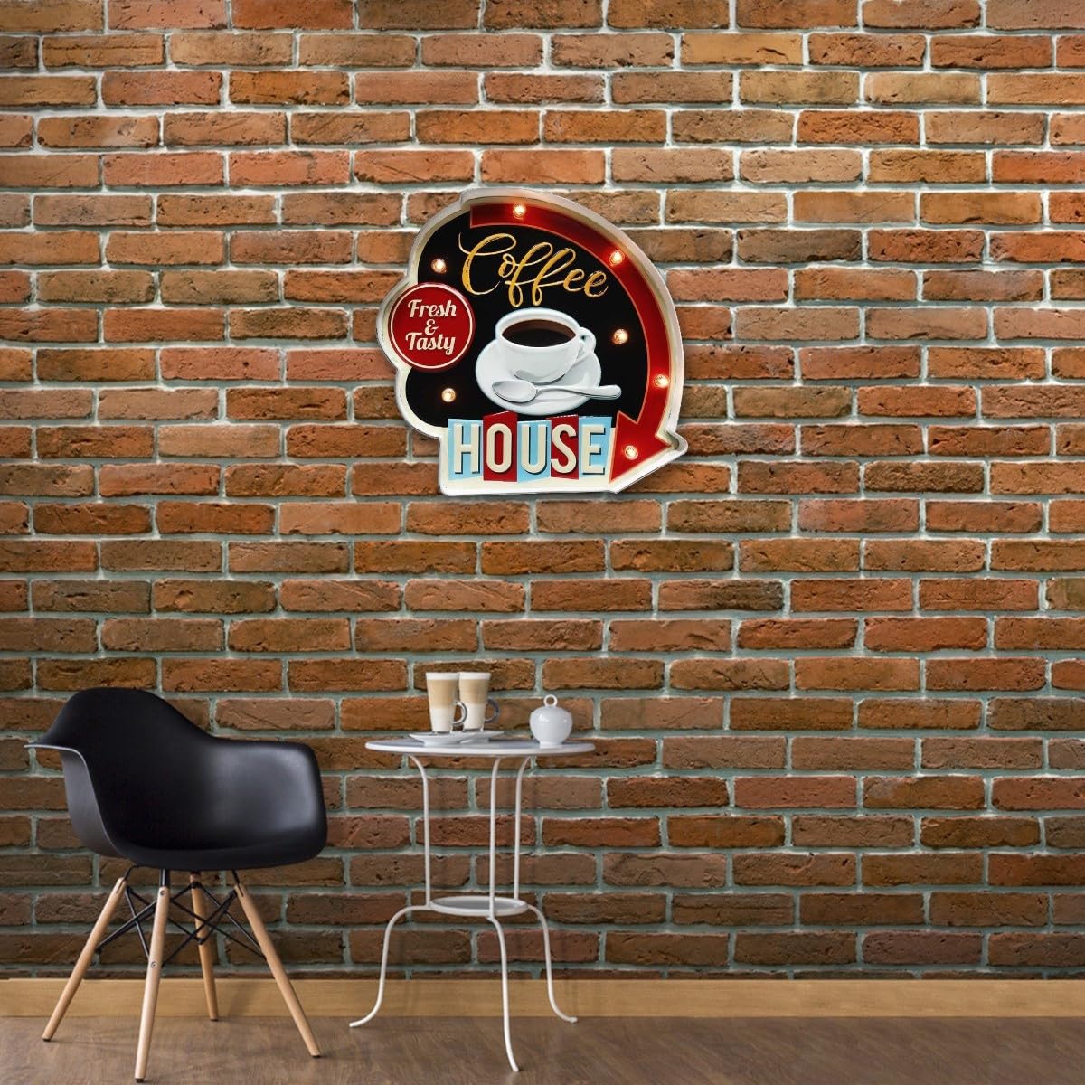 by SIGRIS Placa de Metal Multicolor de Metal 30 * 5 * 30cm