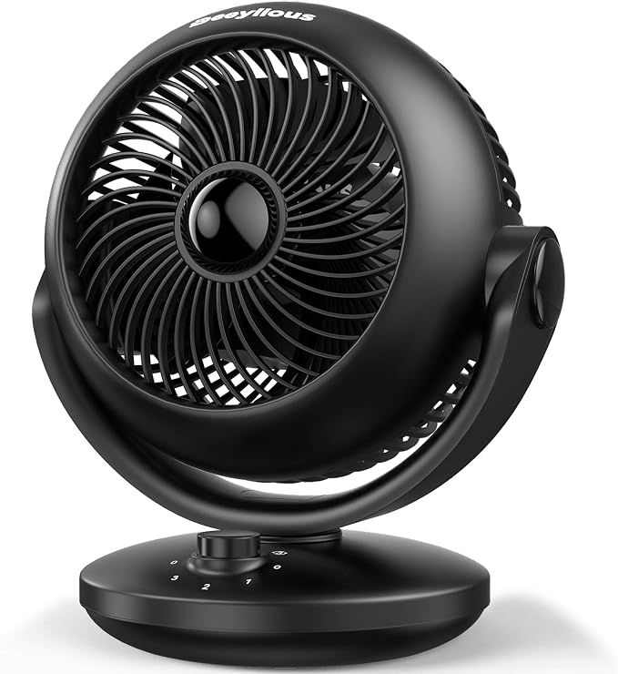 Deeylious Quiet Table Fan – Super Silent Performance